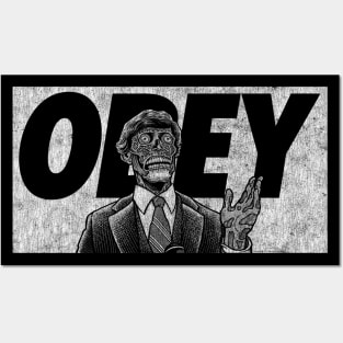 They Live, DISTRESSED, John Carpenter, Cult Classic Posters and Art